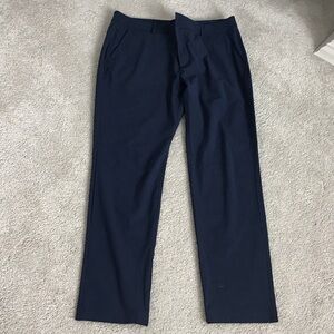 Men's Navy Chinos - Classic Straight Fit